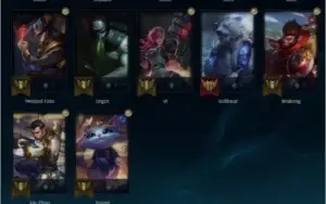 Conta de lol gold 3