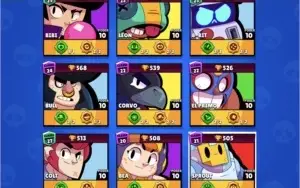 Conta TOP Brawl Stars