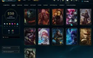 Conta LOL desde 2013 - 230 Skins - Muitas raridades!