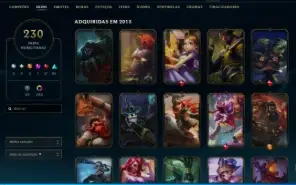 Conta LOL desde 2013 - 230 Skins - Muitas raridades!