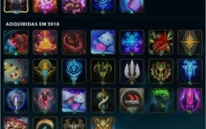 Smurf Braba LVL 45, 33 Campeões e pronta pra Ranked.