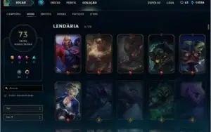 CONTA - 73 SKINS / BORDA DE PLATINA