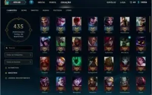 CONTA - 73 SKINS / BORDA DE PLATINA