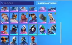 Conta de Fortnite com Galaxy e mais algumas skins