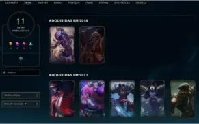 Conta D1 LOL