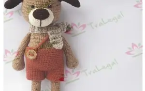 Receita em PDF - Cachorro Max Amigurumi