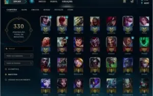 Conta lol gold 4 60 skins