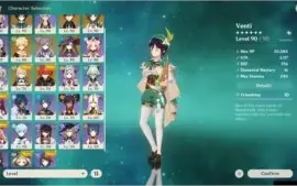 Conta Ar56 7 5* 27 Personagens 14268 Gemas
