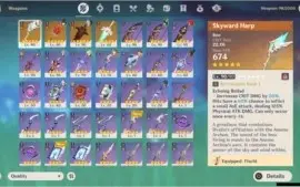 Conta Ar56 7 5* 27 Personagens 14268 Gemas