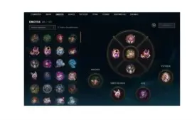 378 skins, 336 icones, elmo e bandeira chall. e muito mais