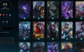 Conta lol platina 3 com 88 skins