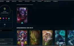 CONTA LOL LVL 66 8 SKINS