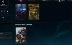 CONTA LOL LVL 66 8 SKINS