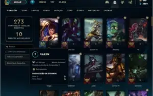 Conta prata 4 com 47 skins e 92 champs ( tem 1250 RPS )