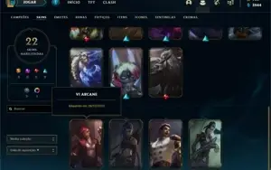Conta de Lol Com algumas Skins Maneiras no preço!!!!!!!!!!!!