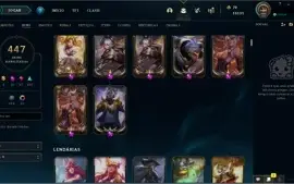 Conta LoL 447 Skins e Todos os Campeões