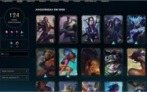 conta lol platina 2 todos champions