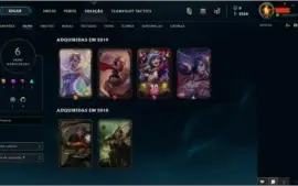 Conta de lol com skins raras