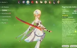 Conta AR 56 com Ganyu de Amos