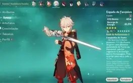 Conta AR 56 com Ganyu de Amos