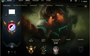 Lvl 184 / All Champ / 181 Skins / 50k Essência / 53 Emotes /