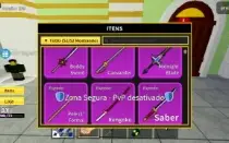 Conta de blox fruit com quase tudo