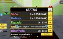 Conta de blox fruit com quase tudo