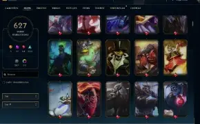 Conta LOL 650+Skins PAX TF