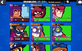 Empresto Conta Brawl stars com 1 lendário 