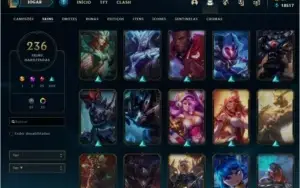 CONTA LOL - 230 SKINS - 24k DE ESSENCIA