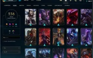 CONTA LOL - 230 SKINS - 24k DE ESSENCIA