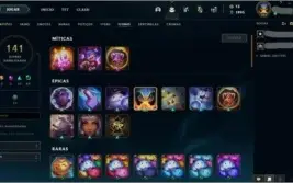 conta prata 2,152 skins +120champ