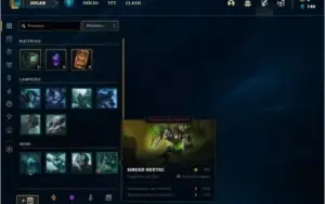 Conta Platina 4 com 31 Champs e 2 Skins