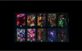 CONTA DE 2012/DIAMANTE/ 127 SKINS 7 VITORIOSAS E 3 ULTIMATES