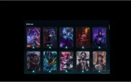 CONTA DE 2012/DIAMANTE/ 127 SKINS 7 VITORIOSAS E 3 ULTIMATES