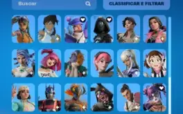 Conta fortnite muitas skins