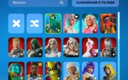 Conta fortnite muitas skins