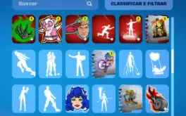 Conta fortnite muitas skins