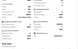 Conta Clash Royale Nivel 12 (mais detalhes na descrição)