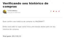 Conta VALORANT (Imortal Ep7- Ato 3) 2K Gastos - FA