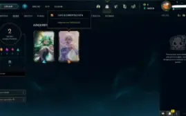 Conta LOL Unraked  LUX Elementalista + skins