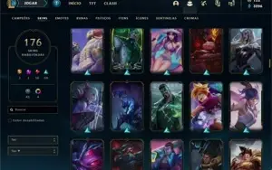 Conta LOL e Valorant diamante com muitas skins e bom mmr