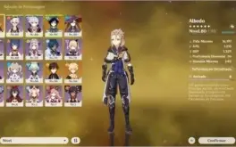 CONTA GENSHIN IMPACT - AR 54 (VENTI, ZHONGLI, MONA, ALBEDO)