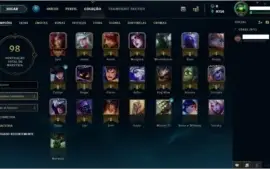 Conta LoL Diamante IV 2019 Smurf - 66V e 29D