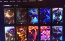 Conta G3 COM MUITAS SKINS