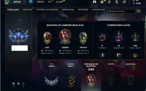 Conta prata 4 com 95 champs e 86 skins
