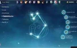 Genshin Impact Ar58 com 36 personagens