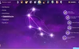 Genshin Impact Ar58 com 36 personagens