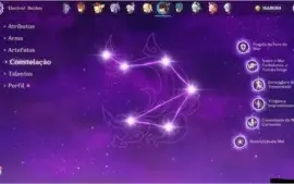 Genshin Impact Ar58 com 36 personagens