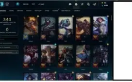 Conta de League of Legends